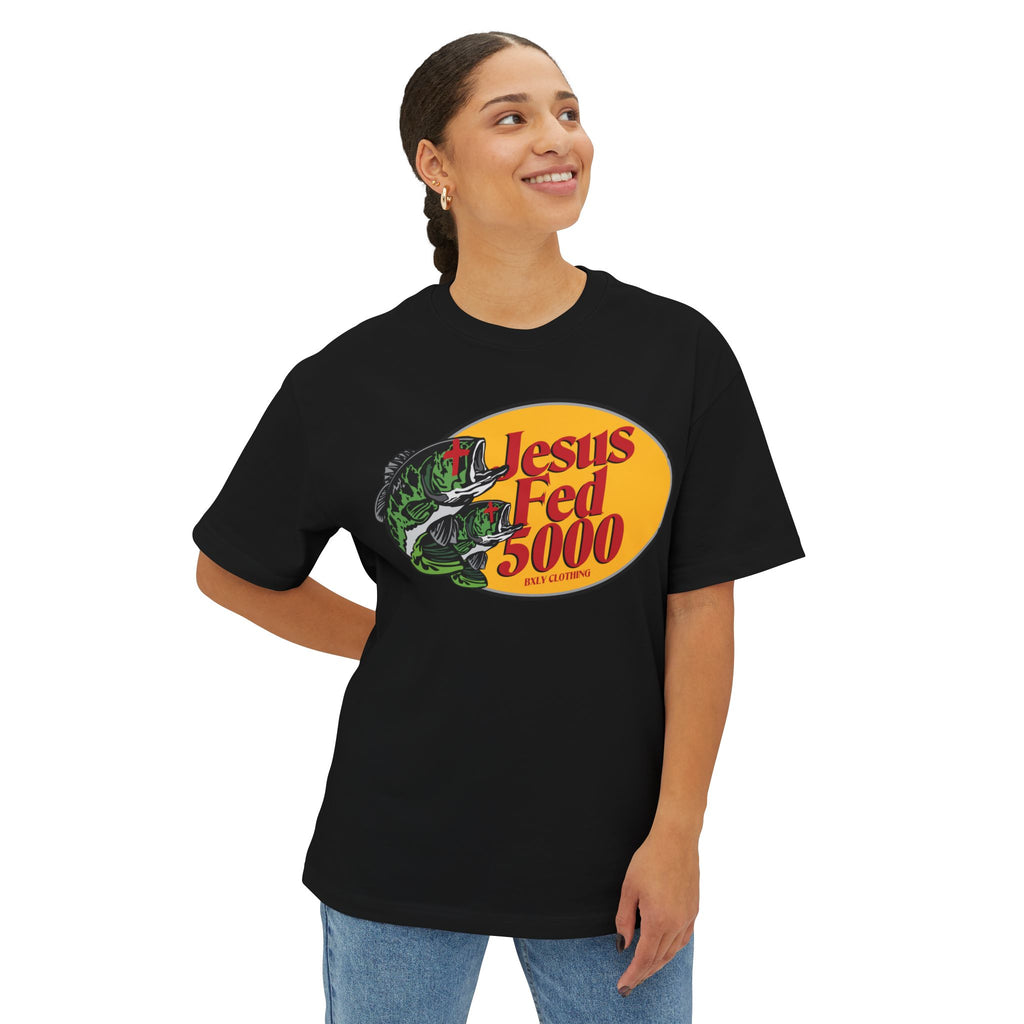 Jesus Fed 5000 T‑Shirt — Vintage Fish & Loaves Faith Tee