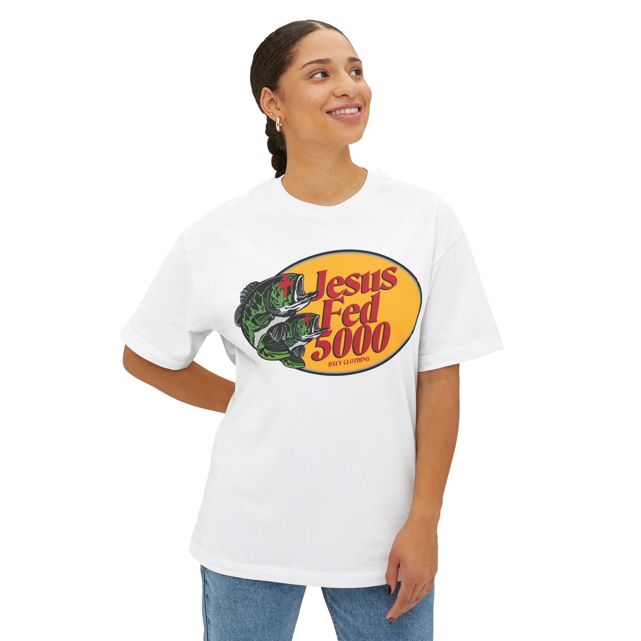 Jesus Fed 5000 T‑Shirt — Vintage Fish & Loaves Faith Tee