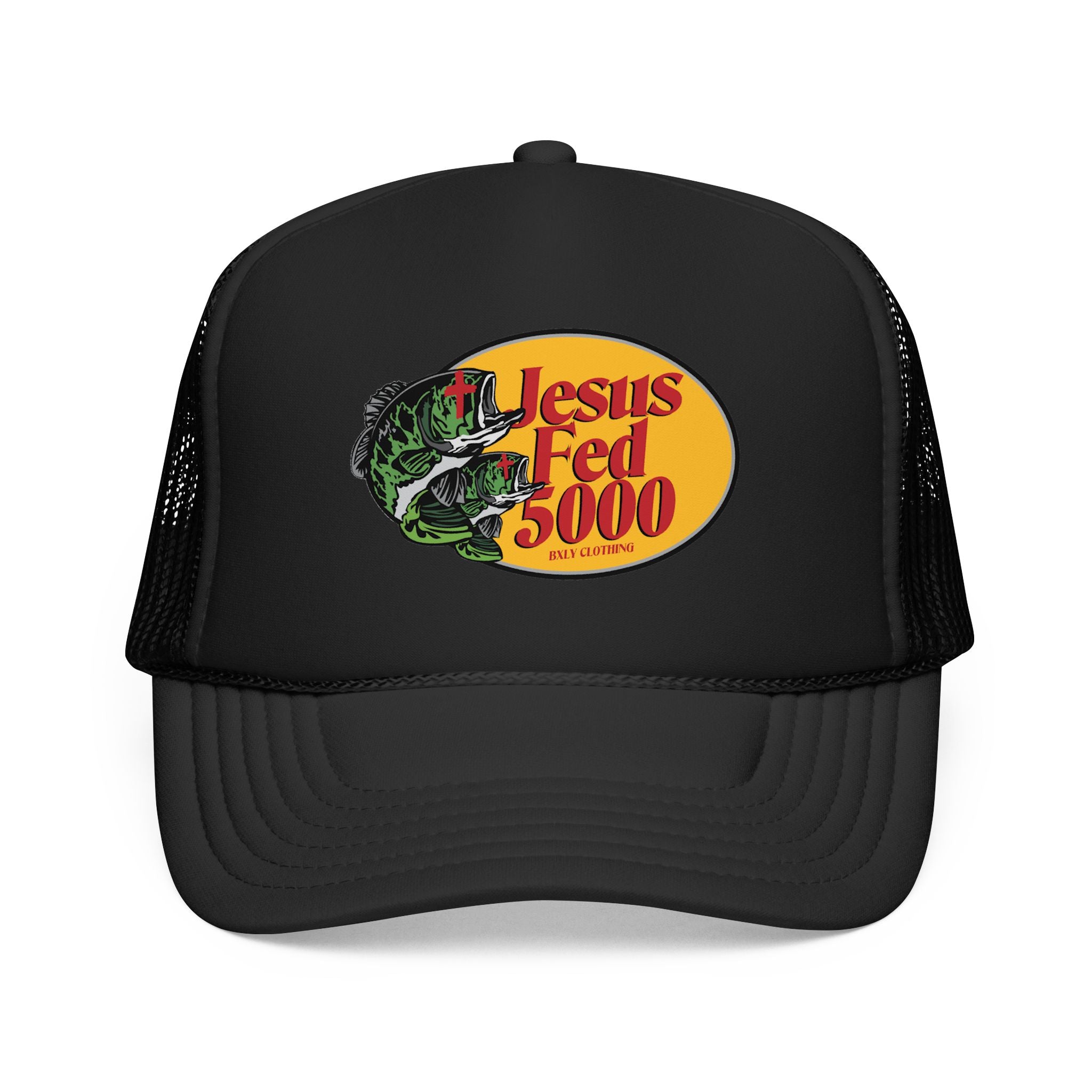 Jesus Fed 5000 Trucker Hat Black