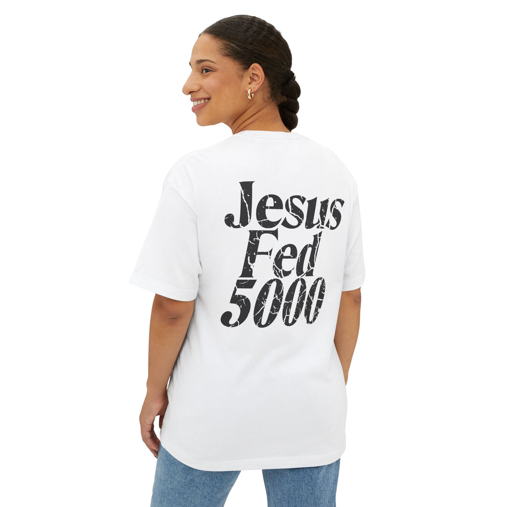 Jesus Fed 5000 Tee — Vintage Christian Graphic T-Shirt