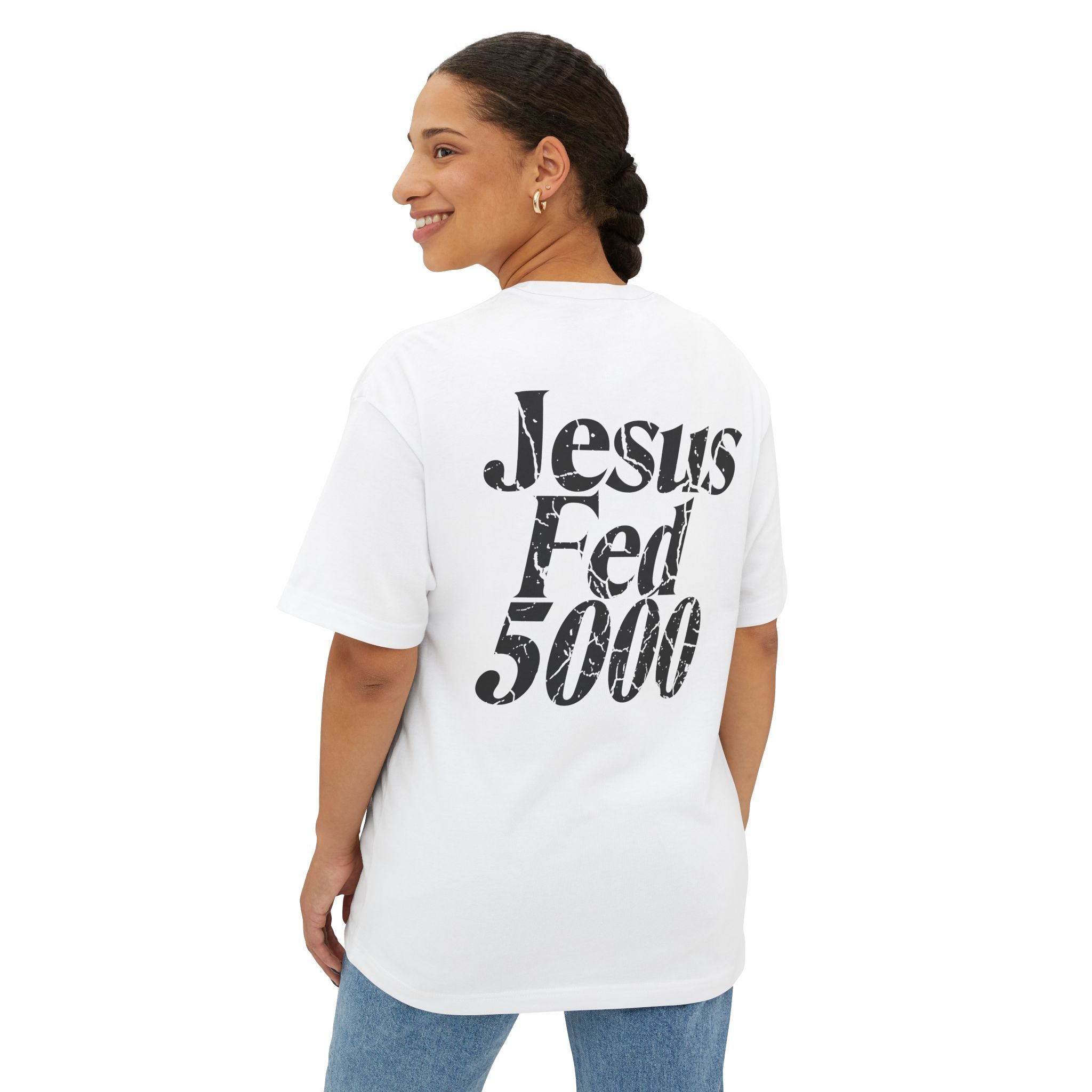 Jesus Fed 5000 Tee — Vintage Christian Graphic T-Shirt
