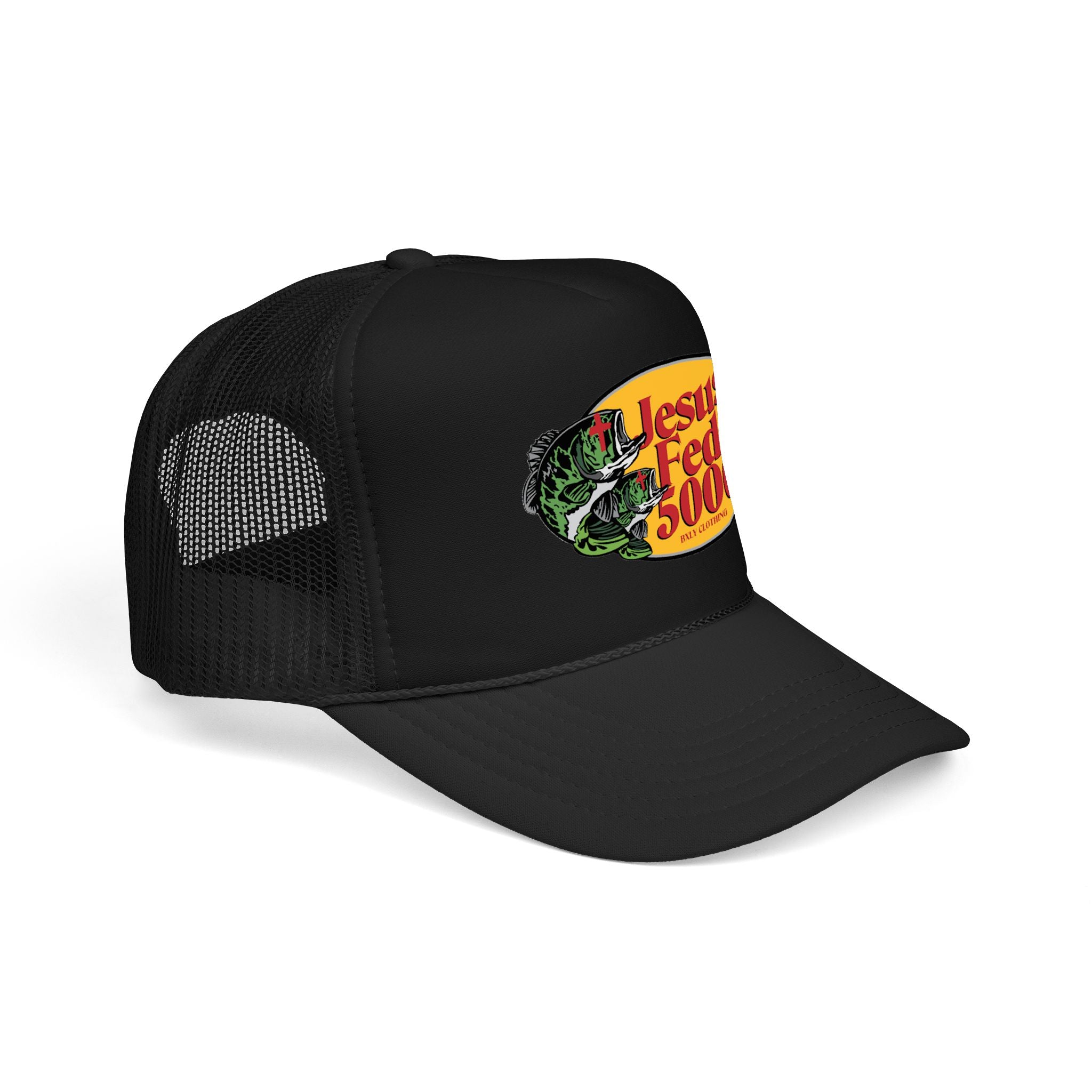 Jesus Fed 5000 Trucker Hat Black