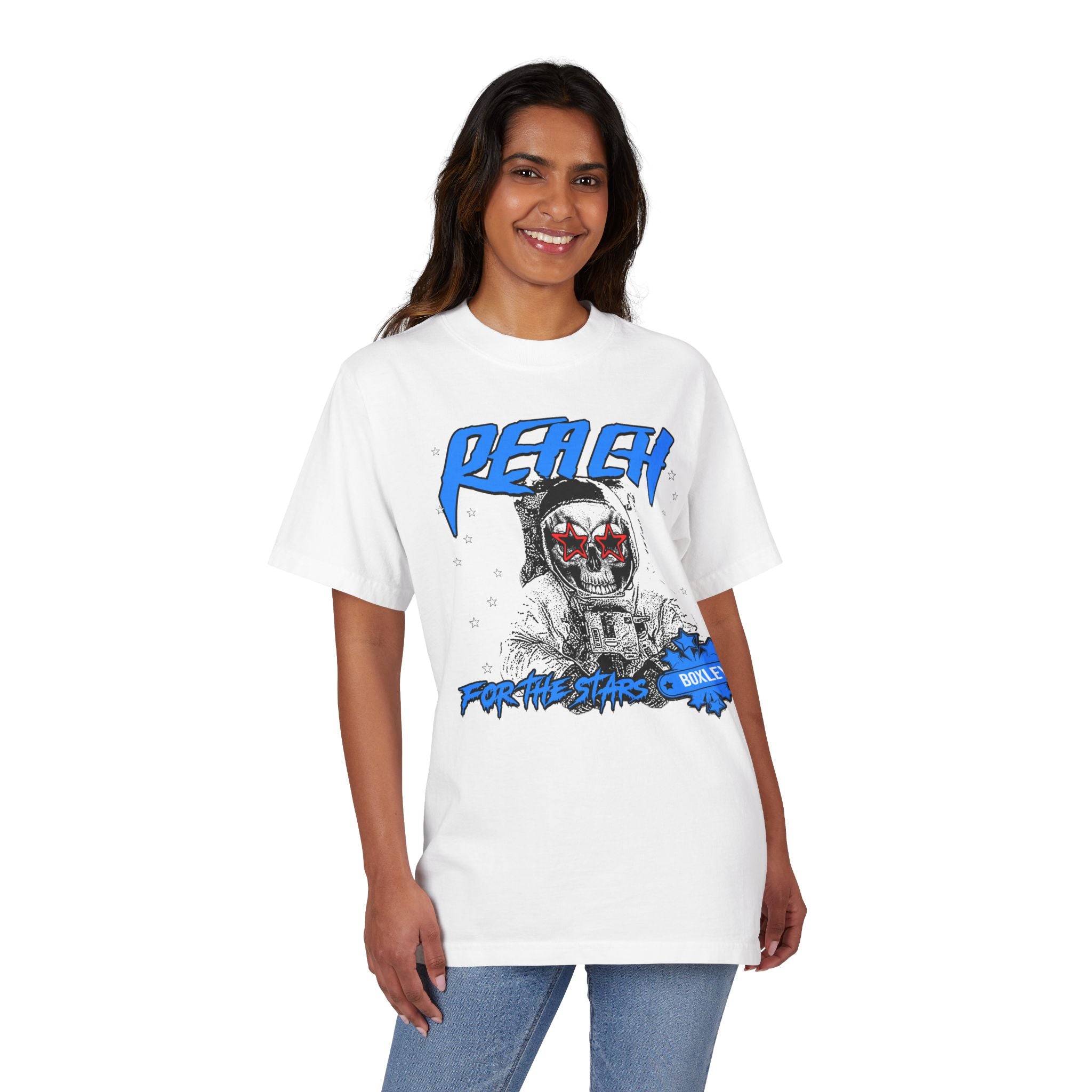 Reach For The Stars Skull Astronaut T-Shirt