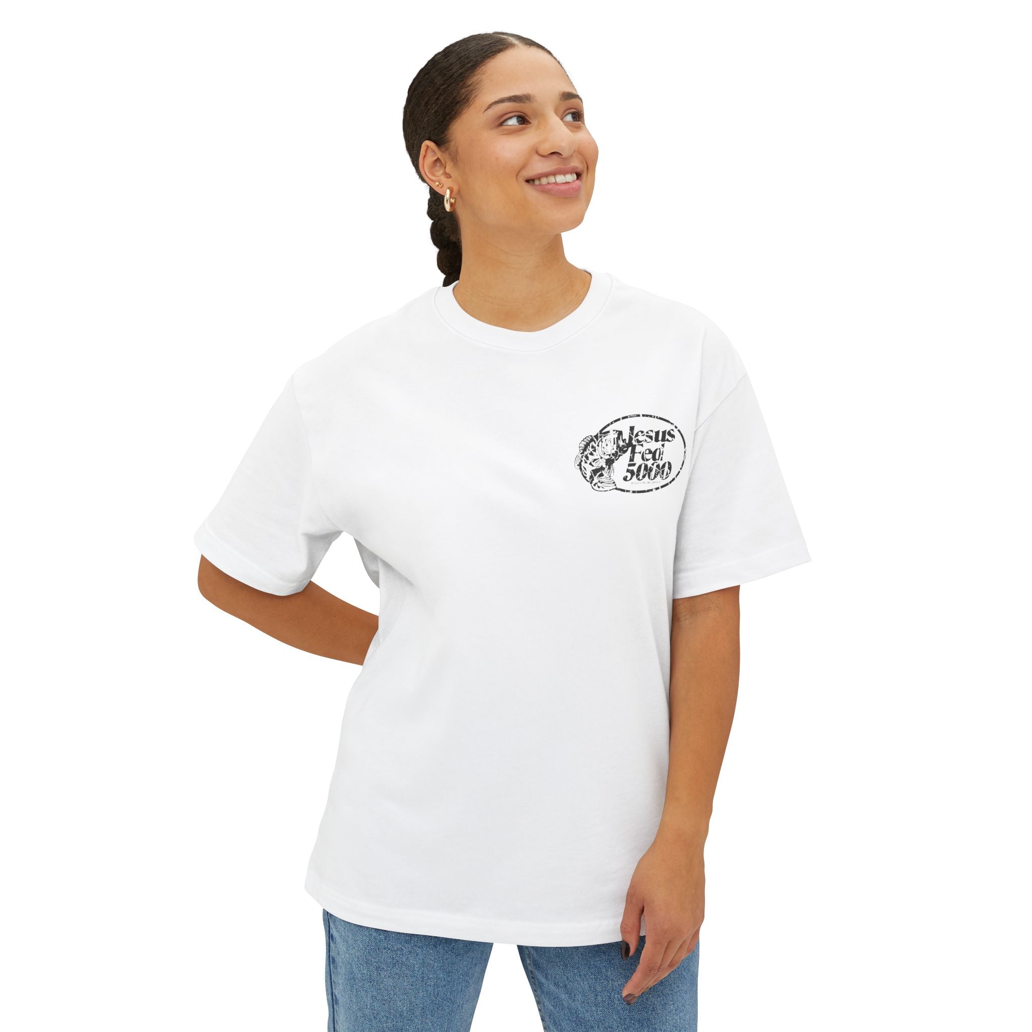 Jesus Fed 5000 Tee — Vintage Christian Graphic T-Shirt