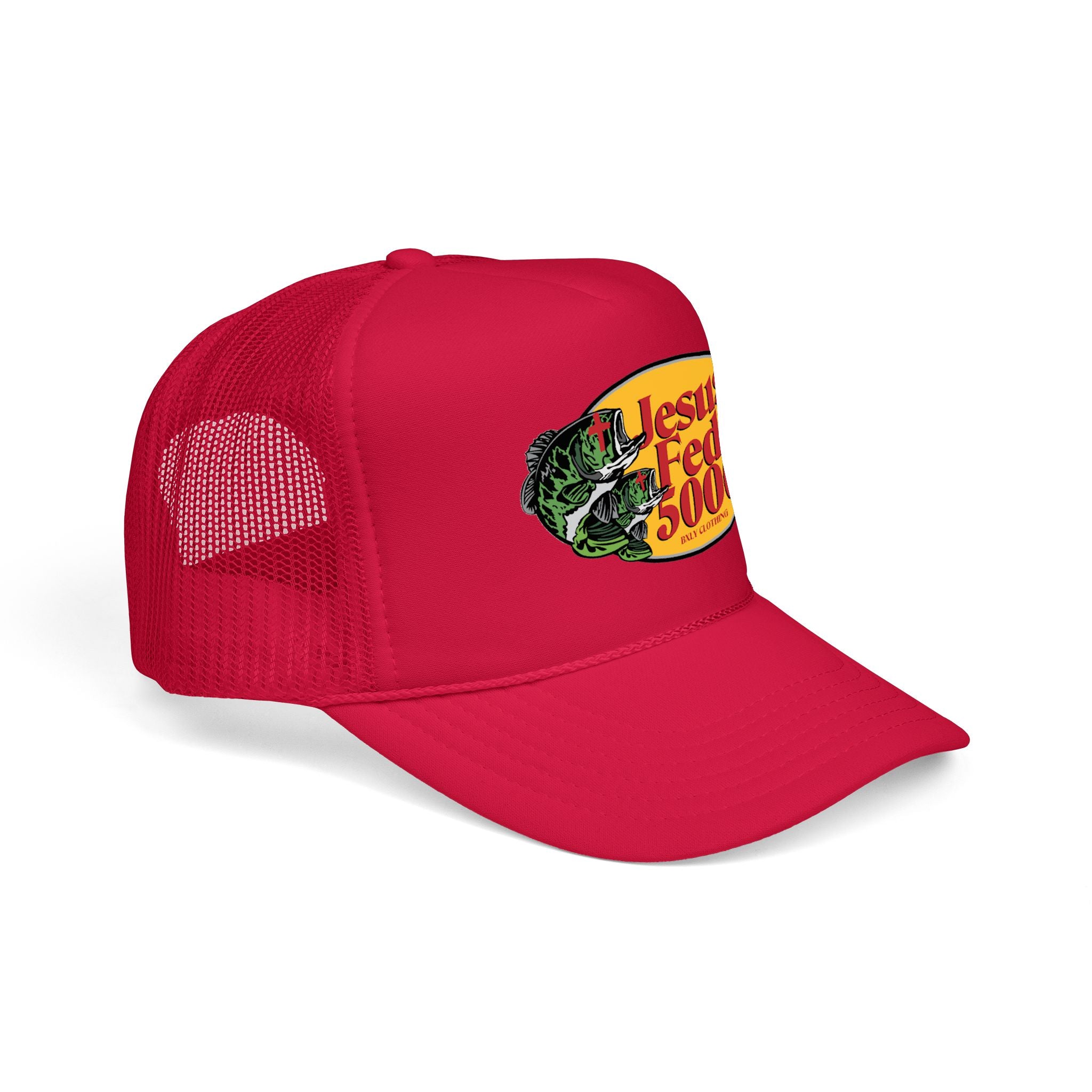 Jesus Fed 5000 Trucker Hat Red