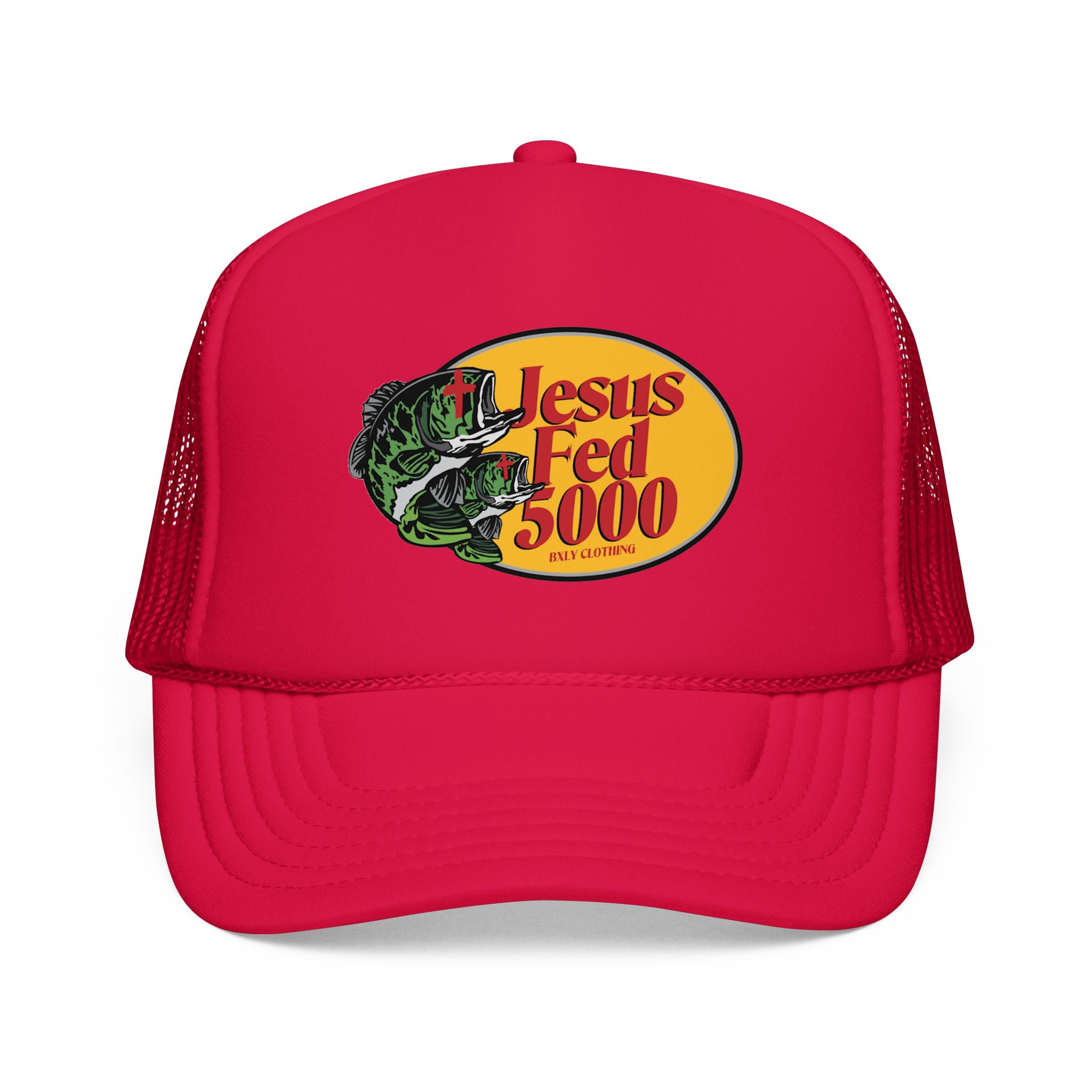 Jesus Fed 5000 Trucker Hat Red